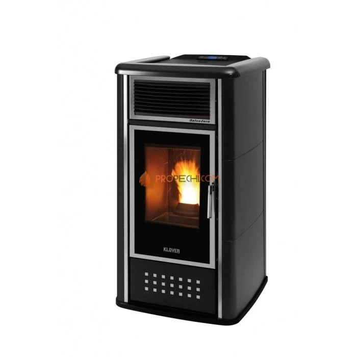 Отопительная печь Klover BELVEDERE 22 (матовый черный)