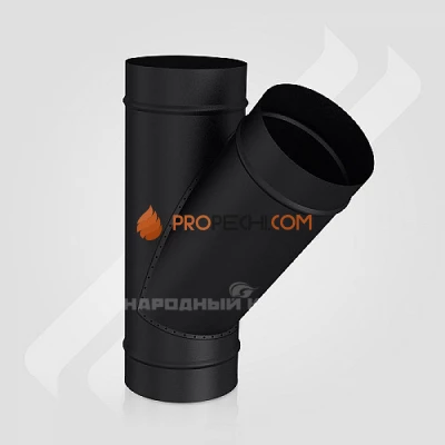 Тройник 130 мм. угол 45