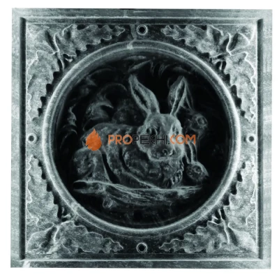 Изразец Заяц 204 Talc