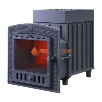 Чугунная печь для бани Гефест Гроза 24П2