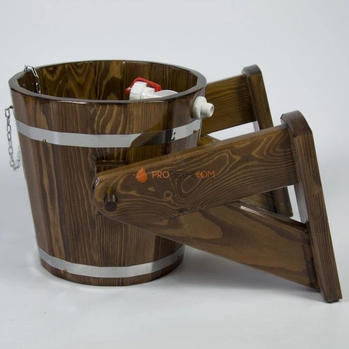 Обливное устройство BentWood из мореной лиственницы 12 литров