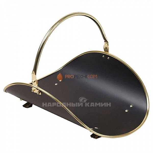 Дровница В10000РК (черная, латунь)
