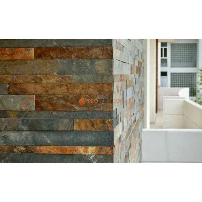 Панель Классик Сланец Мультиколор (600х150мм) упак. (7шт/0,63м2)