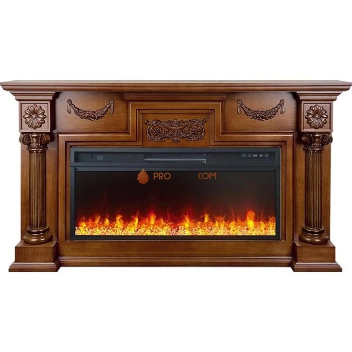 Каминокомплект Royal Flame London - Орех с очагом Vision 42 LED