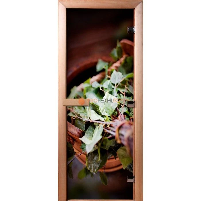 Дверь для бани DoorWood Фотопечать А008, 2000x900 мм