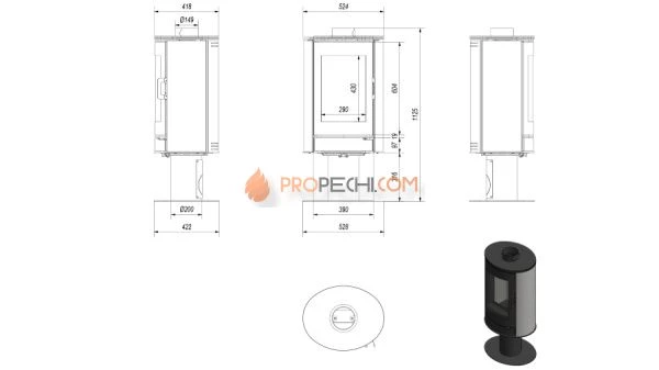 Koza/AB/S/N/O/DR/KAFEL/CZERWONY