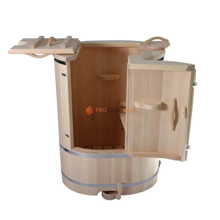 Кедровая фитобочка ЭкспертСаун 78х100 см овальная