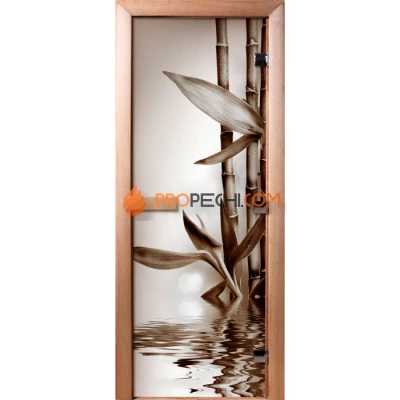 Дверь для бани DoorWood Фотопечать А057, 2100x900 мм