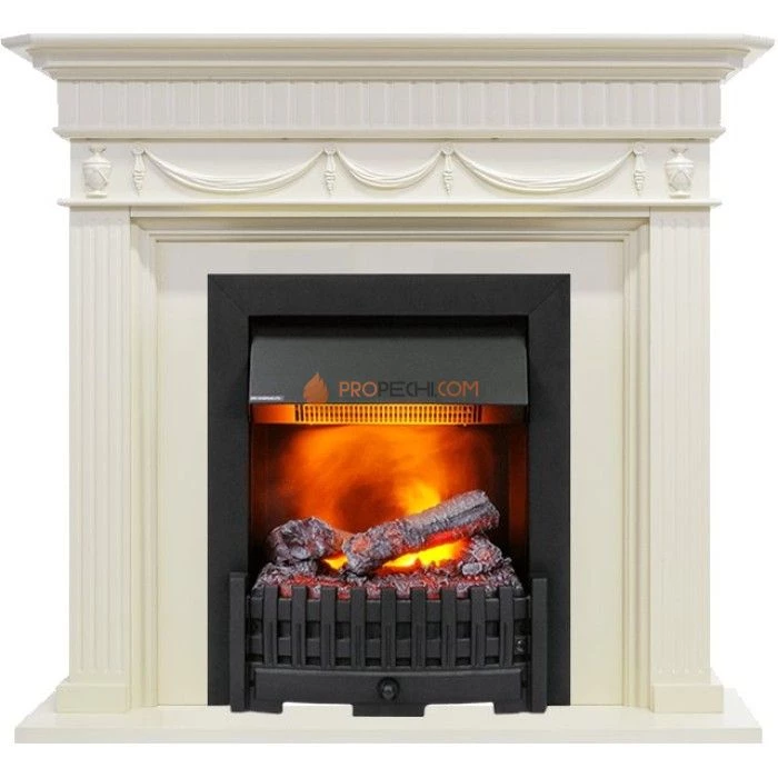 Каминокомплект Dimplex Corfu - Слоновая кость с очагом Danville Black FB2