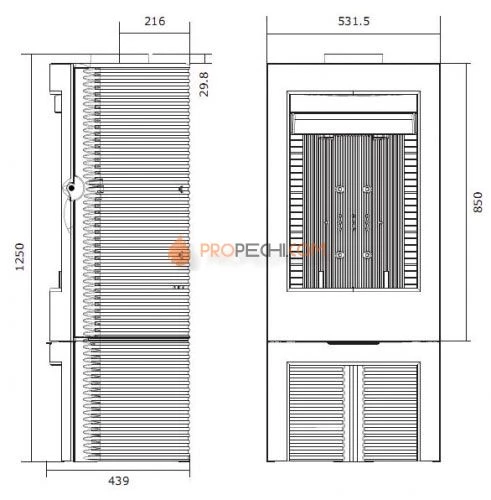Печь-камин Invicta Argos