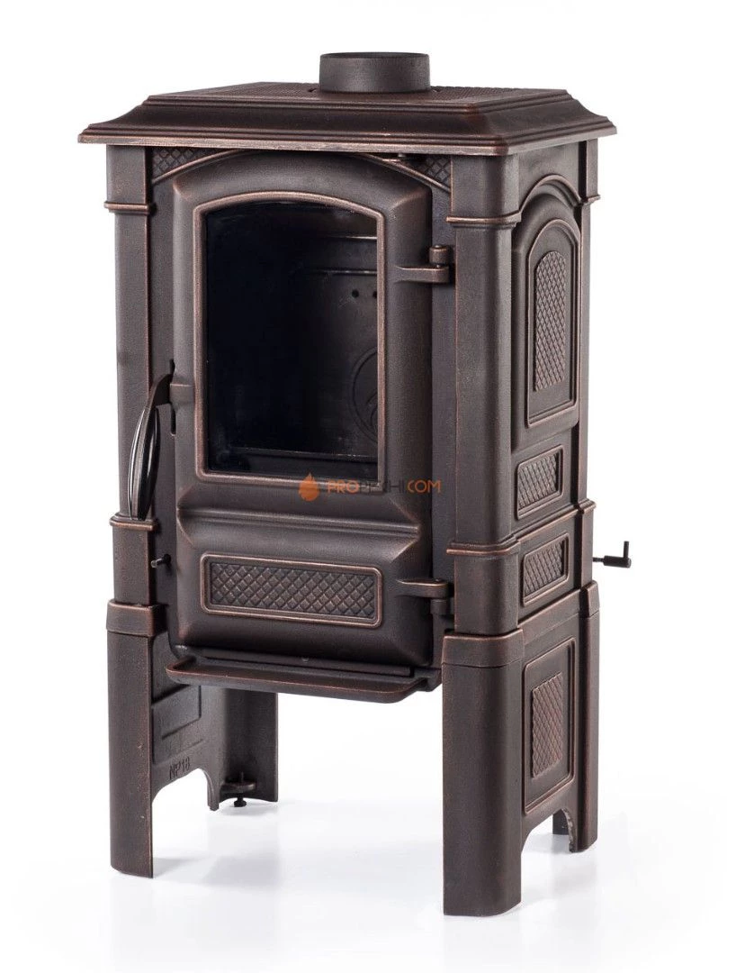 Печь-камин FIREWAY Bruno II Патина Медь