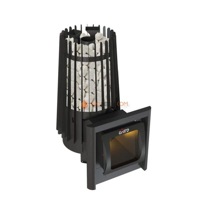 Дровяная банная печь Grill’D Cometa 180 Vega Long Window Max Pro