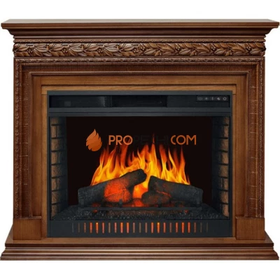 Каминокомплект Royal Flame Valletta - Орех (Ширина 1245 мм) с очагом Vision 30 EF LED FX