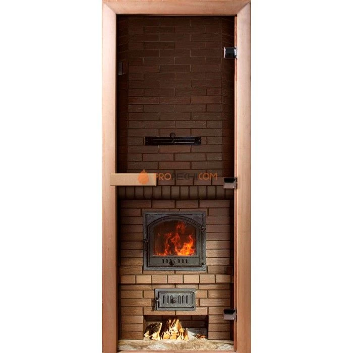 Дверь для бани DoorWood Фотопечать А040, 2000x900 мм