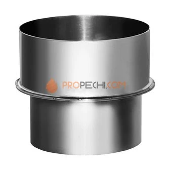 ПЕРЕХОДНИК С ТОПКИ D104 НА БАК, AISI 304 (ВУЛКАН)