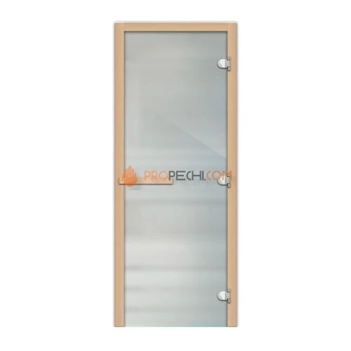 Дверь стеклянная FireWay 2х0,7 сатин