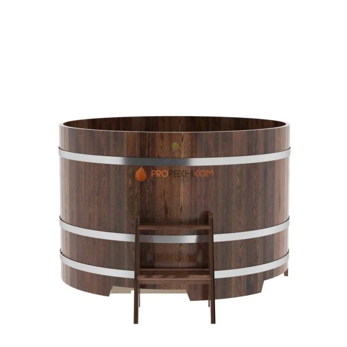 Купель BentWood круглая из мореной лиственницы d=1,50