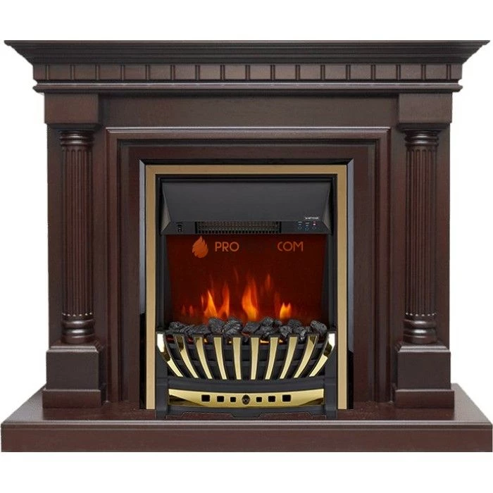 Каминокомплект Royal Flame Dallas - Темный дуб с очагом Aspen Gold