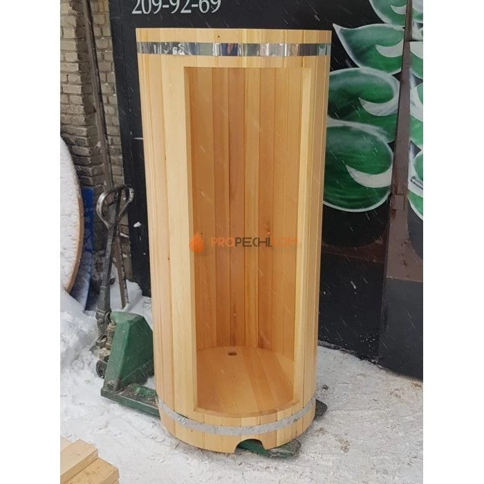 Душевая кабина НКЗ круглая, диаметр 90 см, высота 200 см