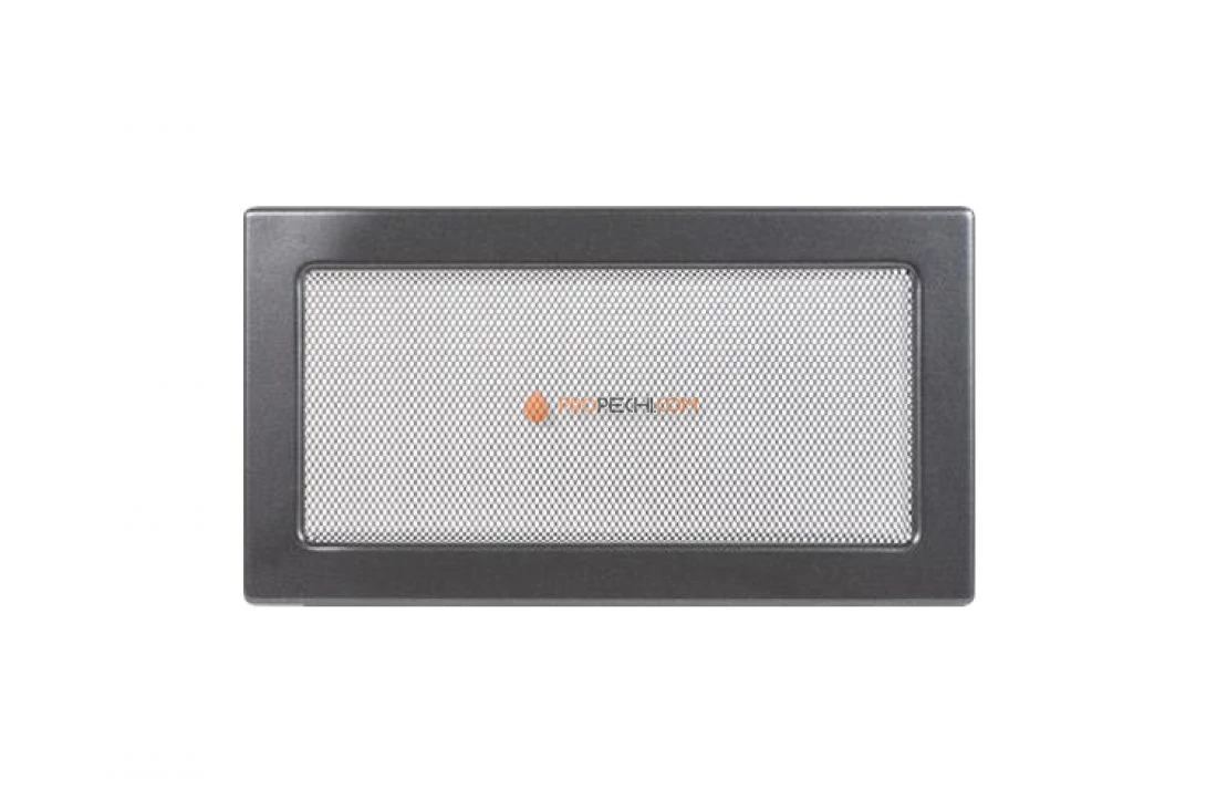 Вент.решетка 110х300 мм. графит