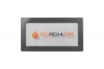 Вент.решетка 110х300 мм. графит