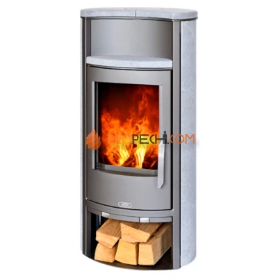 Печь-камин ABX Pori 5 серая талькохлорит