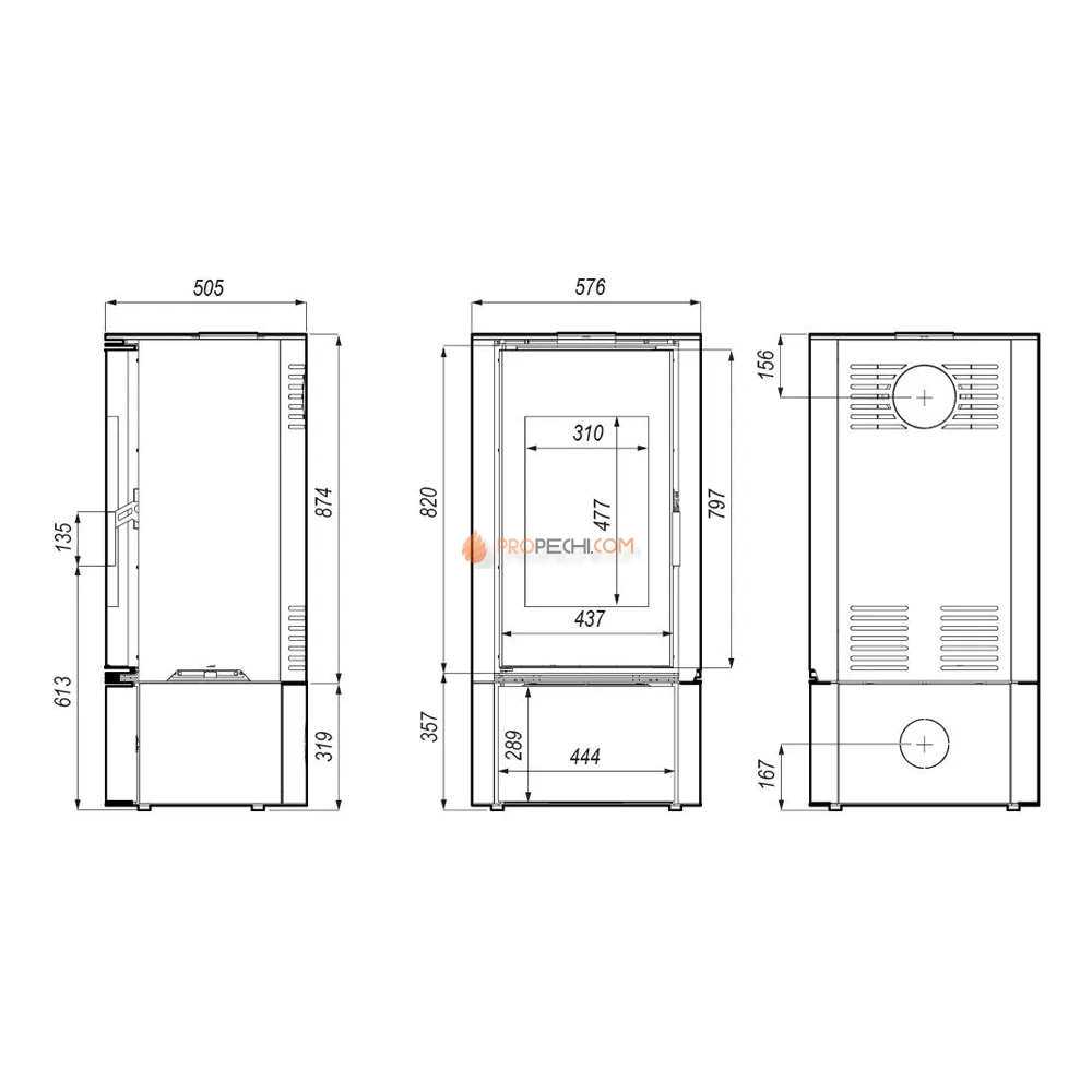 Печь-камин Defro Home Orbis
