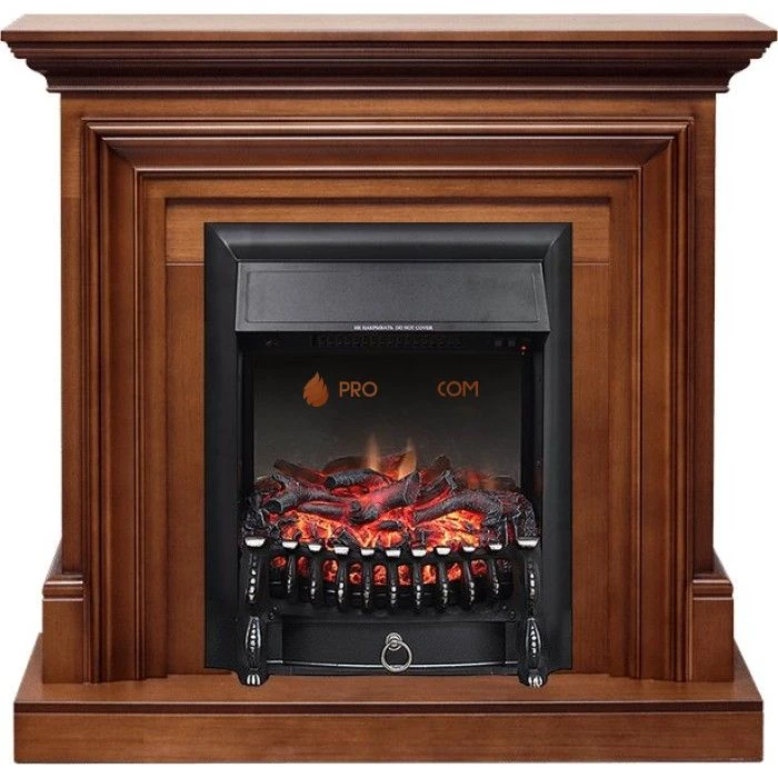 Каминокомплект Royal Flame Bradford - Орех с очагом Fobos FX Black