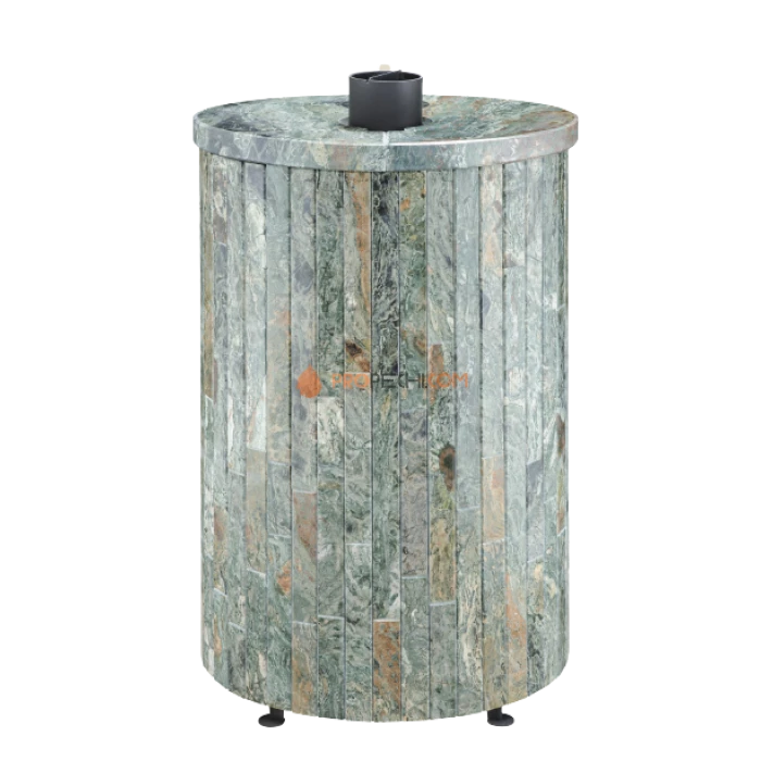 Дровяная печь для бани Ферингер Уют-25 до 25 м³ - Жадеит наборный