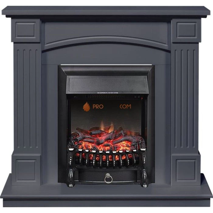 Каминокомплект Royal Flame Boston - Серый графит (Высота 925см) с очагом Fobos FX Black