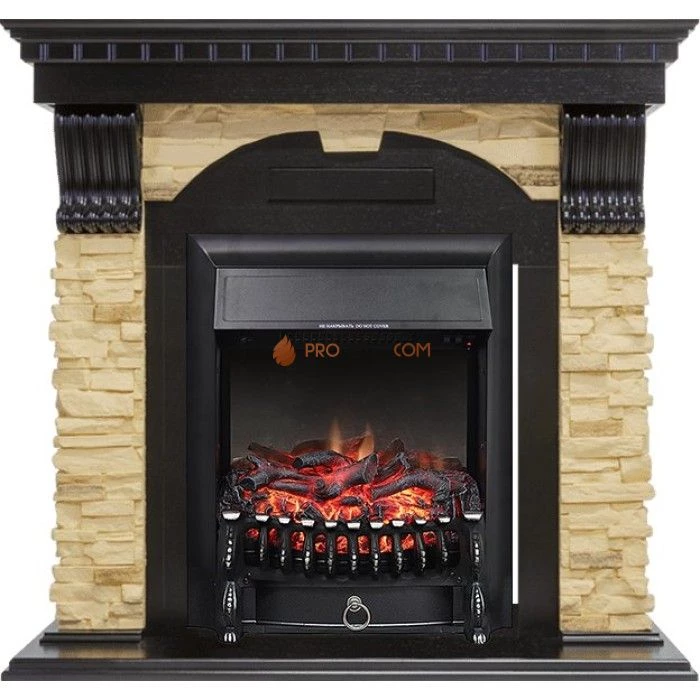 Каминокомплект Royal Flame Dublin - Венге / Сланец с очагом Fobos FX Black