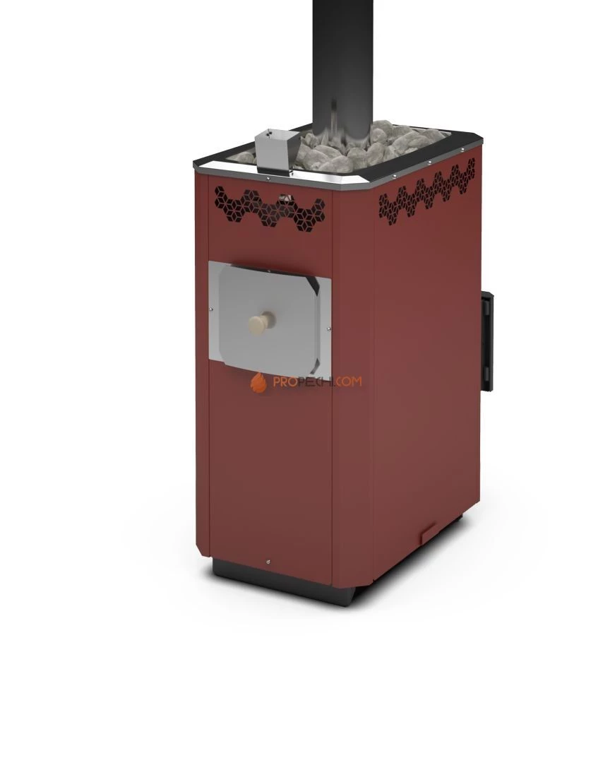 Печь для бани Теплодар Кузбасс 14 ТК Панорама