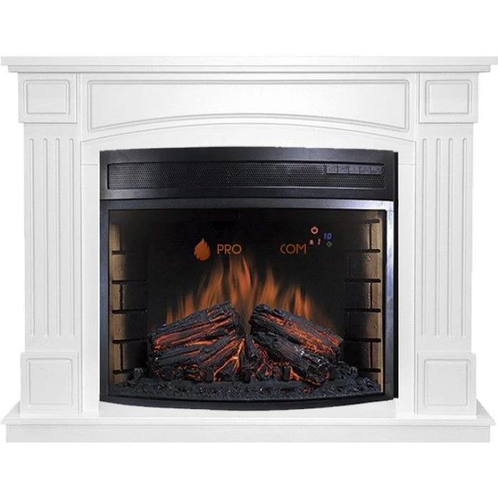 Каминокомплект Royal Flame Boston - Белый с очагом Dioramic 28 LED FX