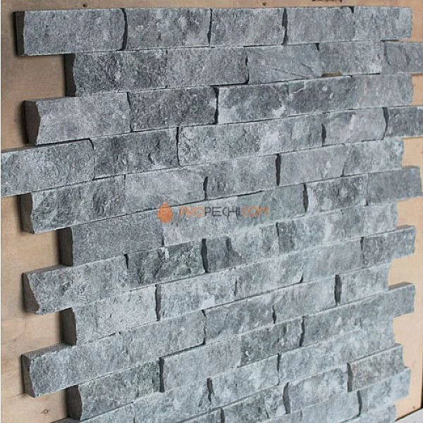 Плитка талькохлорит (декор) 200x50x10-20 мм (0,5 м2)