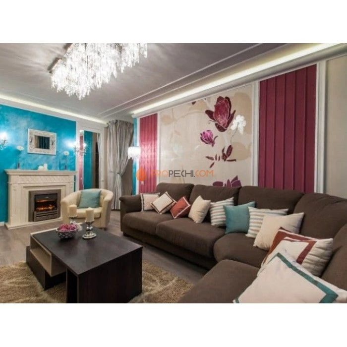 Электрокамин Dimplex Alexandria - Махагон коричневый антик с очагом Cavendish