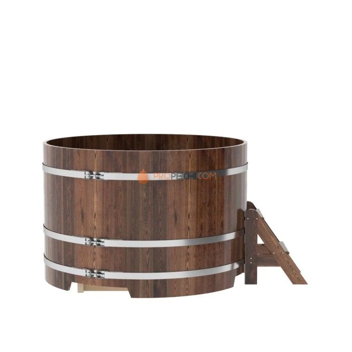 Купель BentWood круглая из мореной лиственницы d=1,50