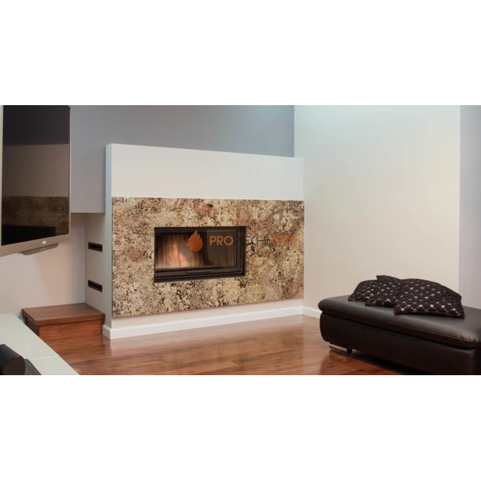 Каминная топка стальная Kratki MILA/G (гильотина) (16 кВт)