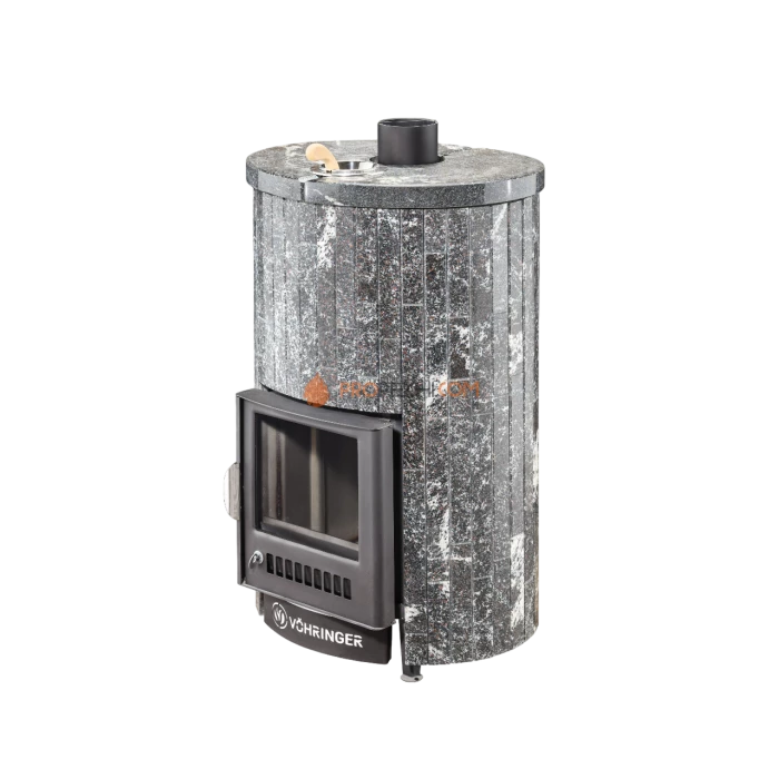 Дровяная печь для бани Ферингер Уют-25 до 25 м³ - Амфиболит наборный