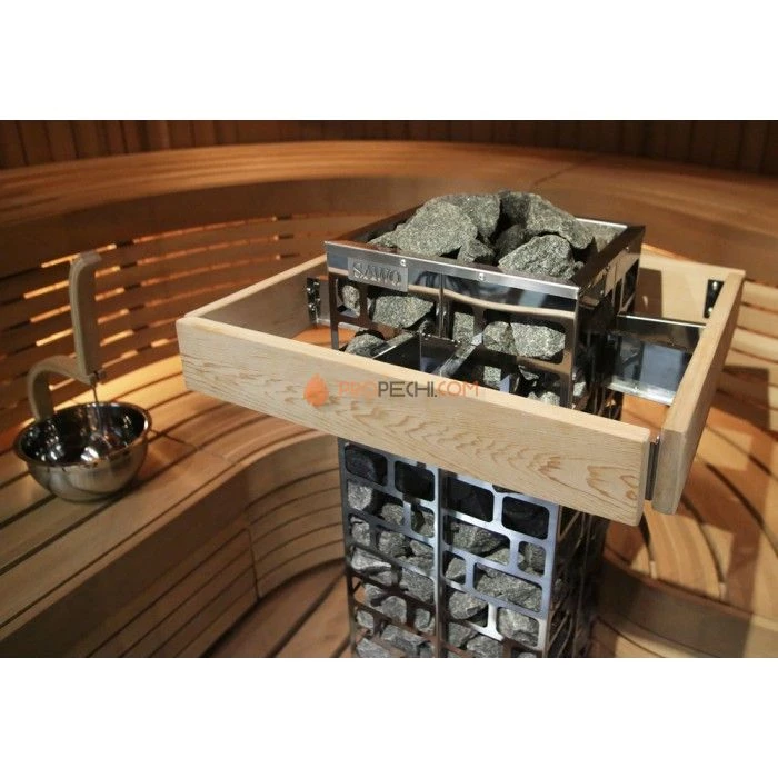 Электрическая печь SAWO CUBOS CUB3-45NB-P 4.5 кВт (со встроенным пультом)