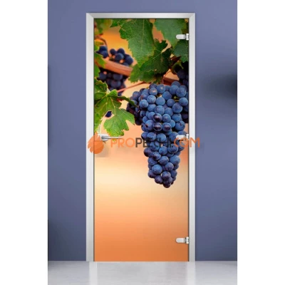 Стеклянная межкомнатная дверь DoorWood с фотопечатью Fruite-20, 2000х700 мм