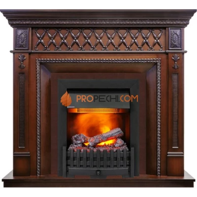 Каминокомплект Dimplex Alexandria - Махагон коричневый антик с очагом Danville Black FB2