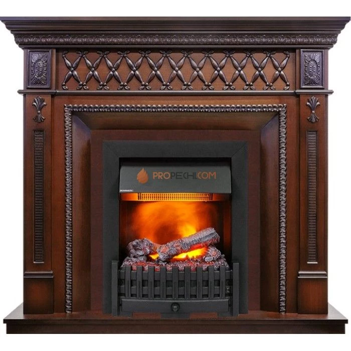 Каминокомплект Dimplex Alexandria - Махагон коричневый антик с очагом Danville Black FB2