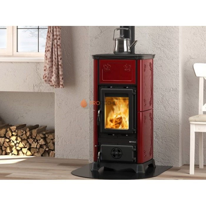 Печь-камин La Nordica Emiliana Bordeaux