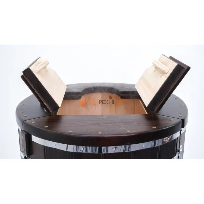 Фитобочка круглая НКЗ SMART из кедра, диаметр 78 см, высота 130 см / 25 мм