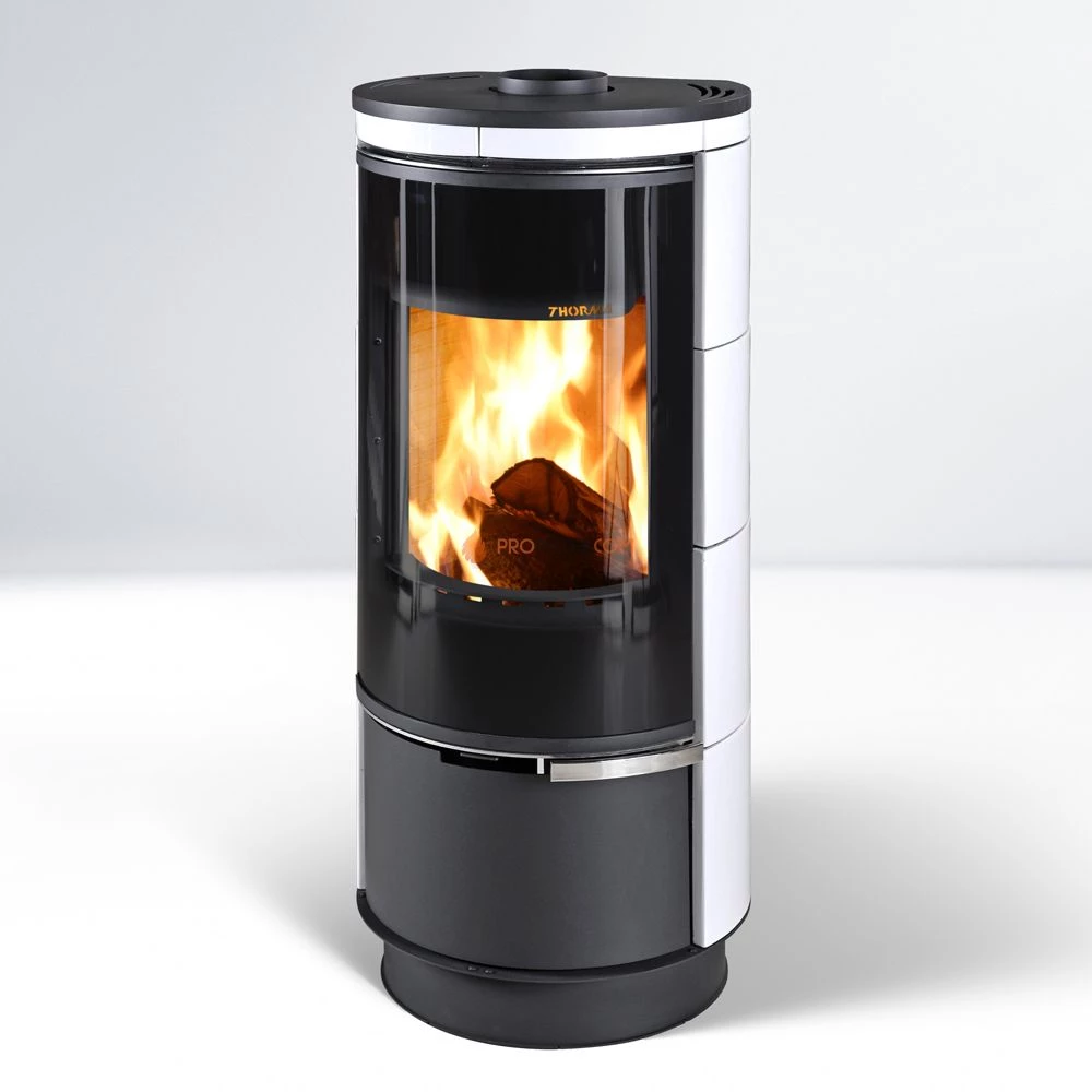 Печь-камин Thorma ANDORRA Plus Ceramic, белая