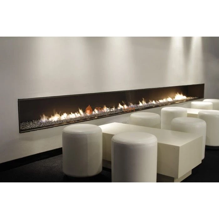 Газовая топка Vero Design Nippon Стандарт (1250x400 мм) D250 мм, горелка Line burner