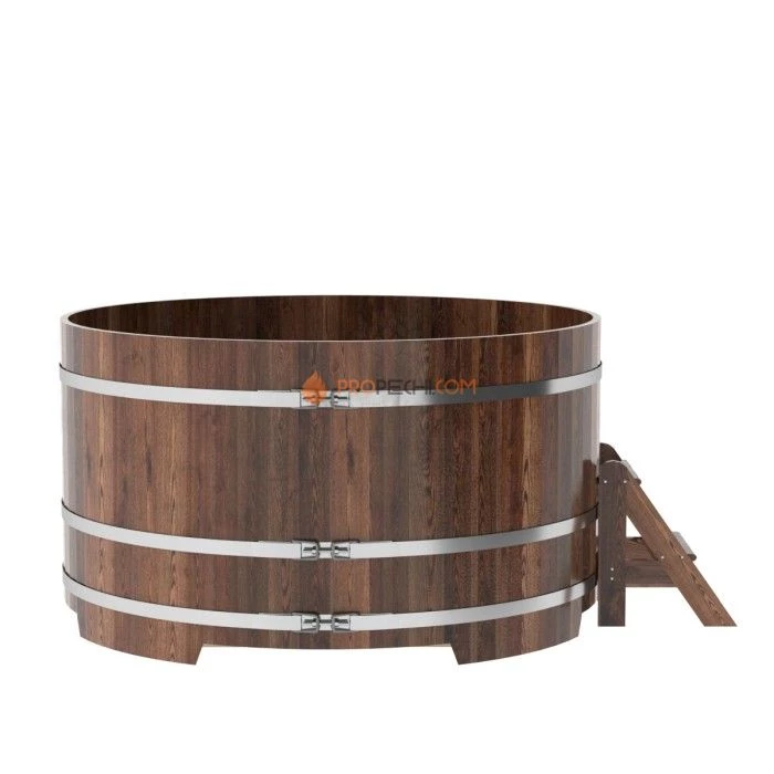 Купель BentWood круглая из мореной лиственницы d=1,80