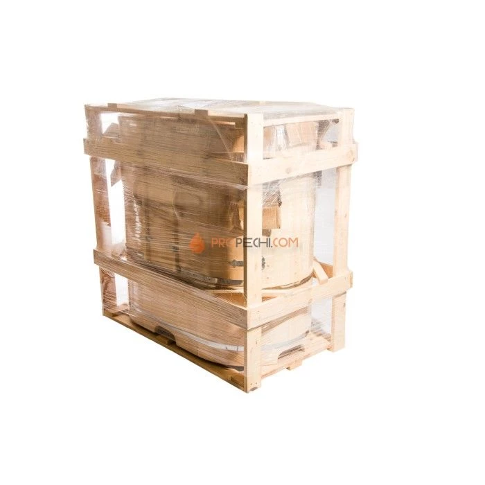 Фитобочка овальная НКЗ PREMIUM из кедра, 2-местная, 130x780x140 см / 25 мм