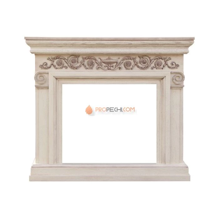 Каминокомплект Royal Flame Athena - Слоновая кость с патиной с очагом Vision 23 EF LED FX