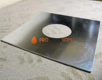 Фланец декоративный D=200 580*580 оцинк. ФлюГранд